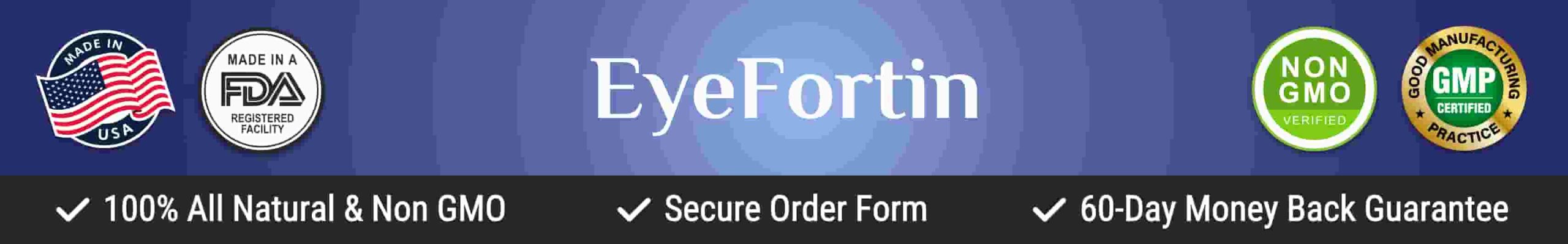 EyeFortin Checkout Banner Badge